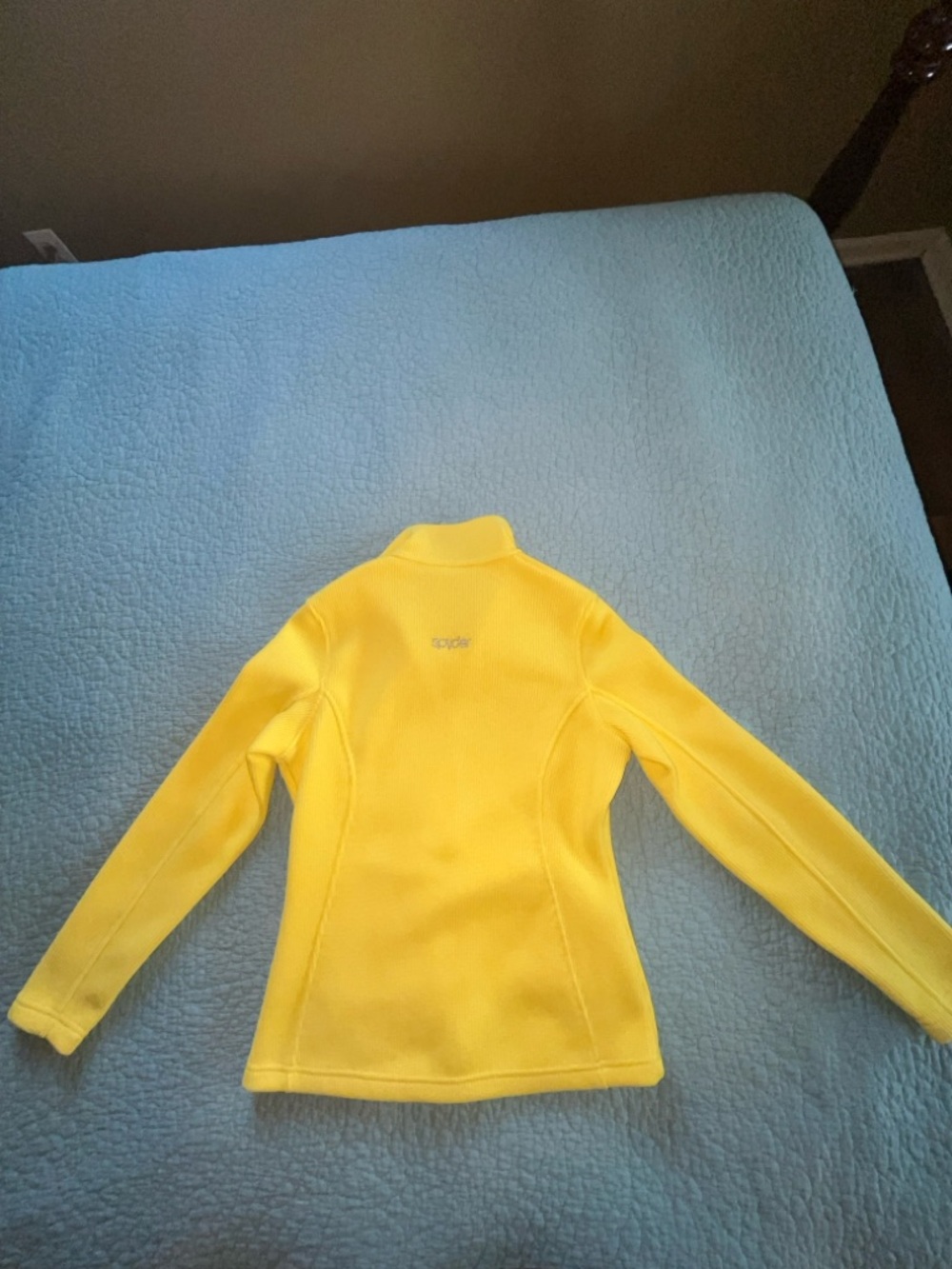 Spyder Women's Endure Full Zip Core Sweater Jacket In Bright Yellow Size Medium - Picture 10 of 12